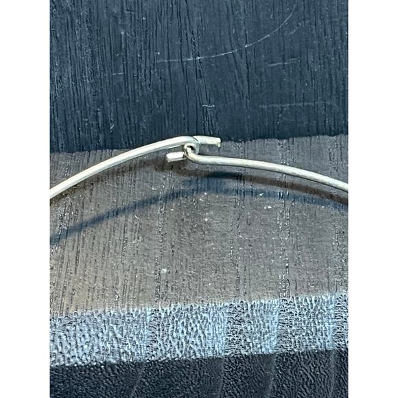 Vintage MUSTAD Modernist Choker Necklace Wood Beads Silver Tone Collar Norway - Picture 3 of 4